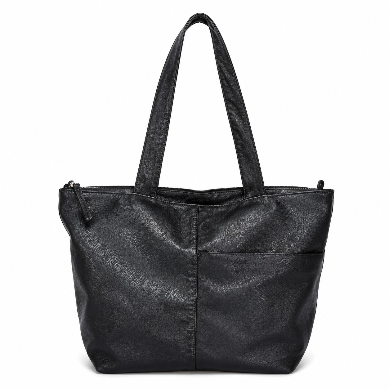 Large Leather Shoulder Tote