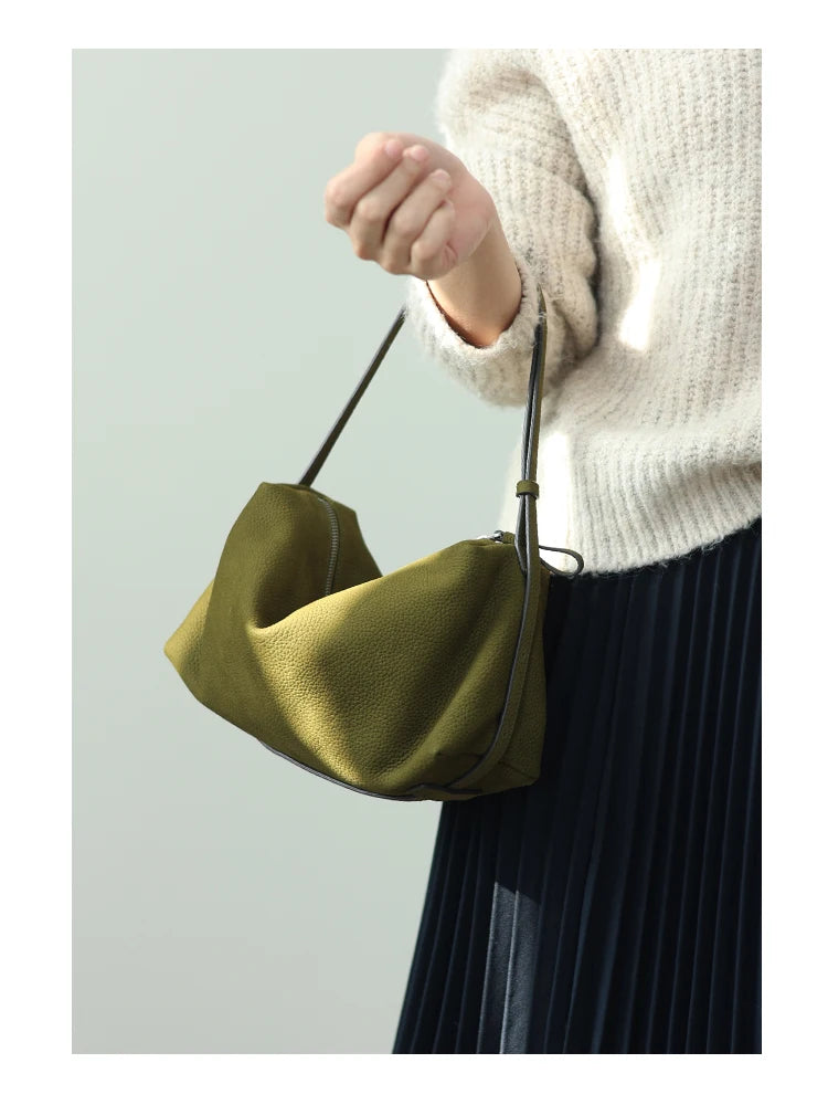 Slouchy Leather Crossbody Bag