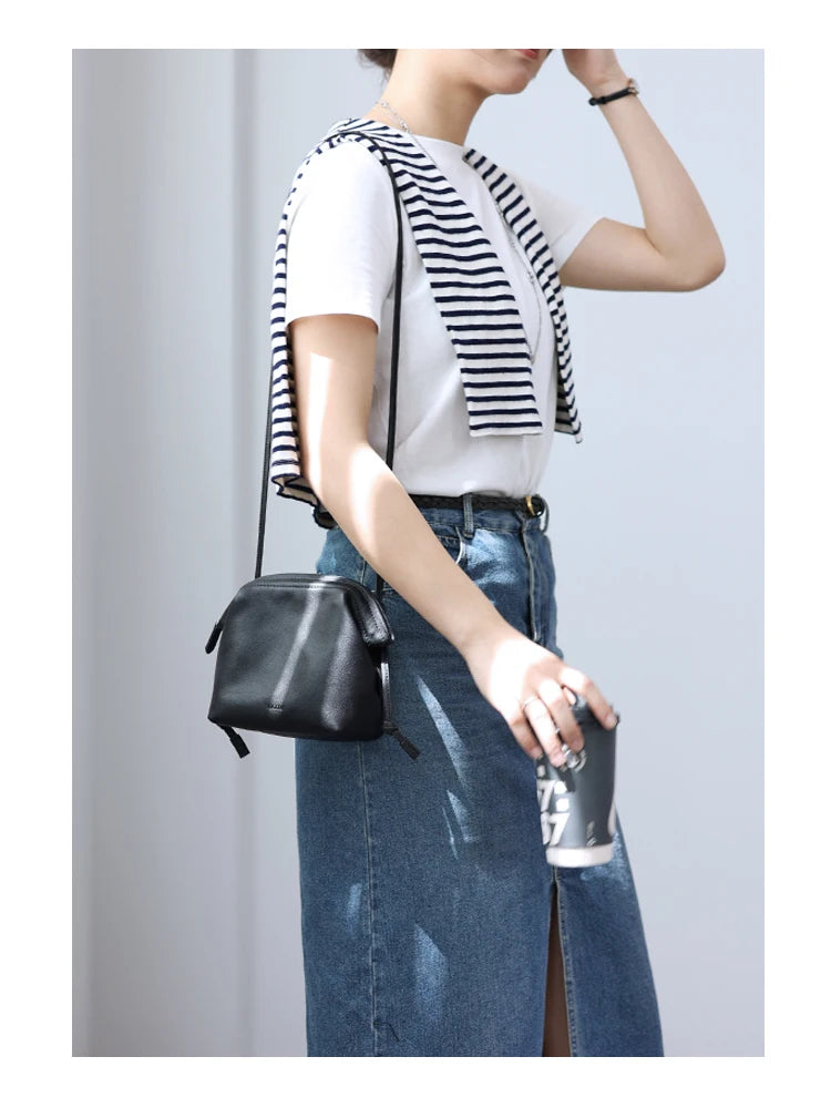 Mini Leather Crossbody Pouch