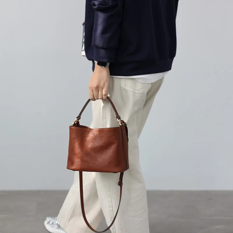 Soft Leather Crossbody Bag