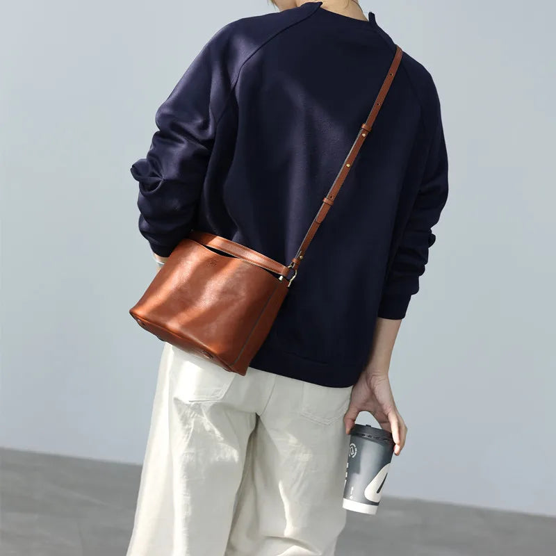 Soft Leather Crossbody Bag