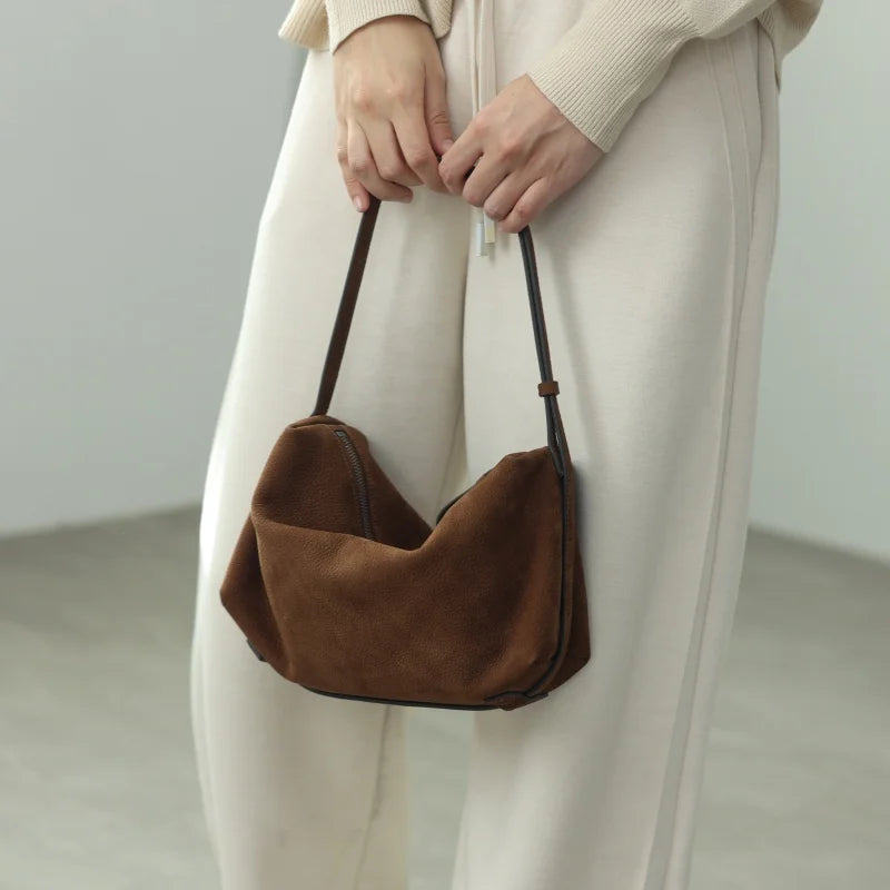 Slouchy Leather Crossbody Bag