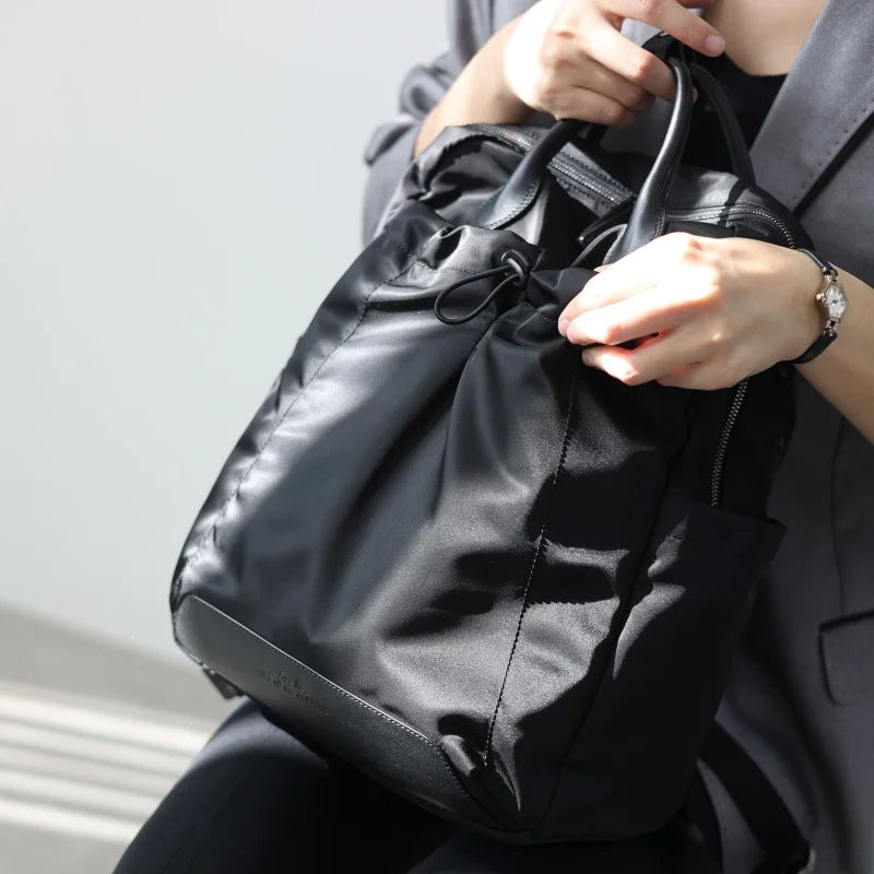 Nylon Drawstring Travel Backpack