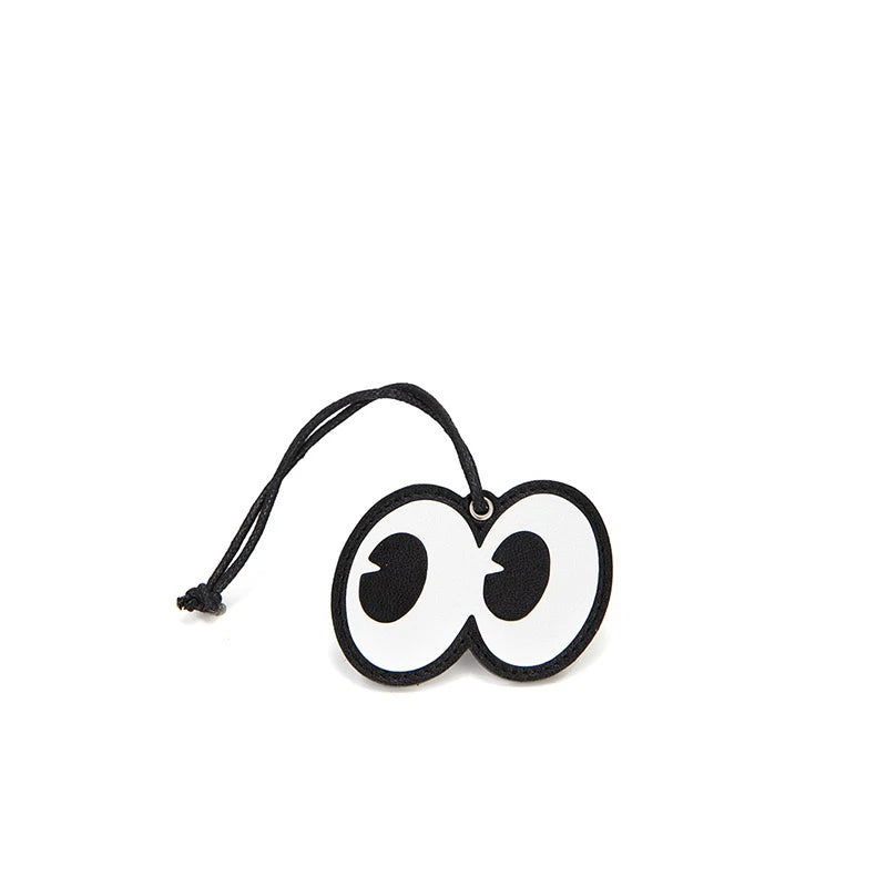 Leather Eye Motif Bag Charm
