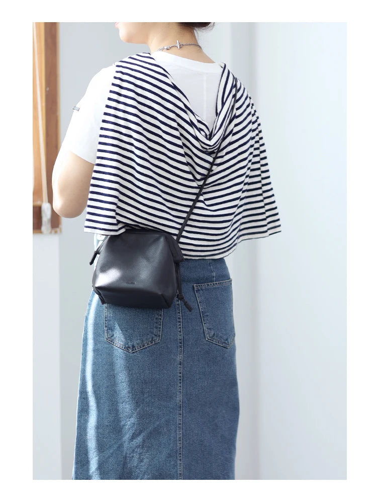 Mini Leather Crossbody Pouch