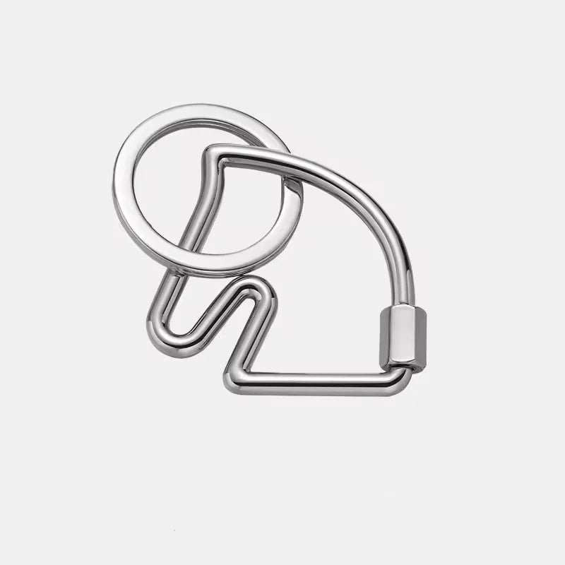 Letter Pendant Keychain Bag Charm