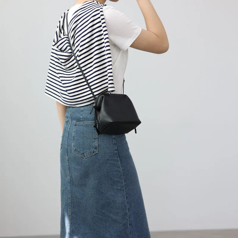Mini Leather Crossbody Pouch