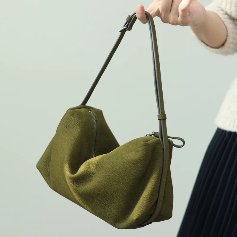 Slouchy Leather Crossbody Bag