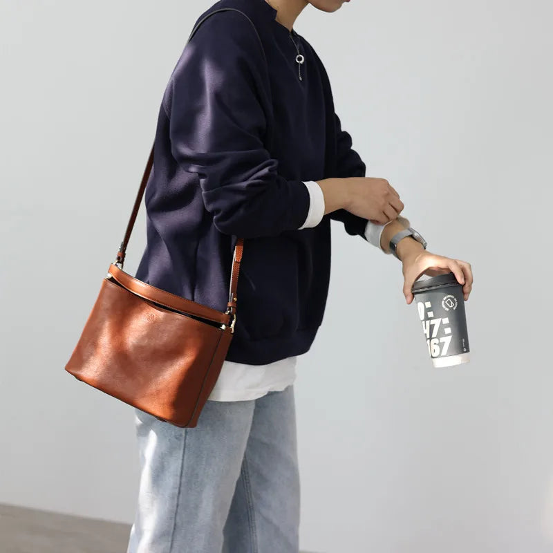 Soft Leather Crossbody Bag