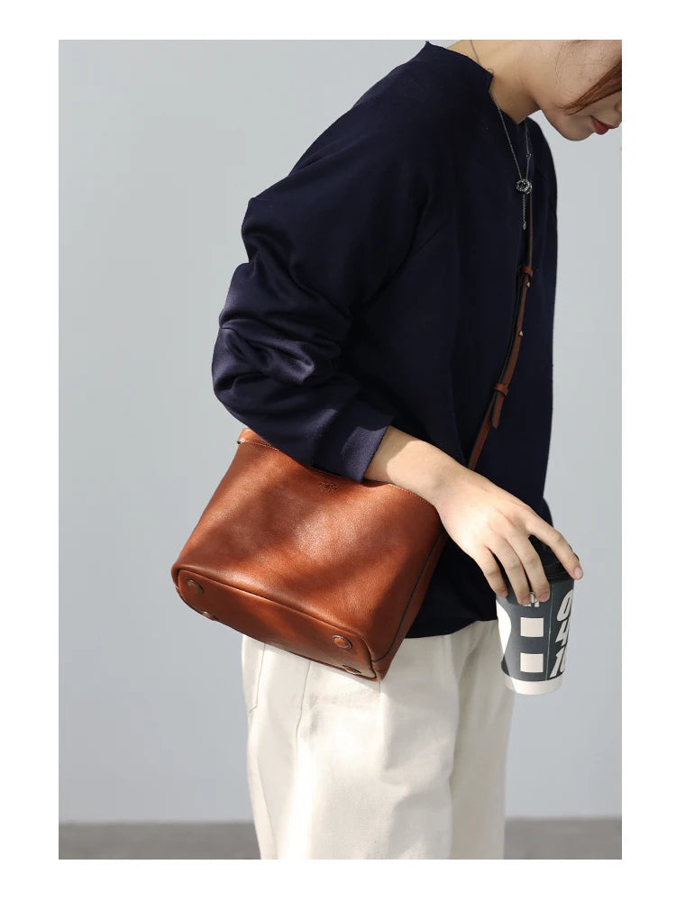 Soft Leather Crossbody Bag