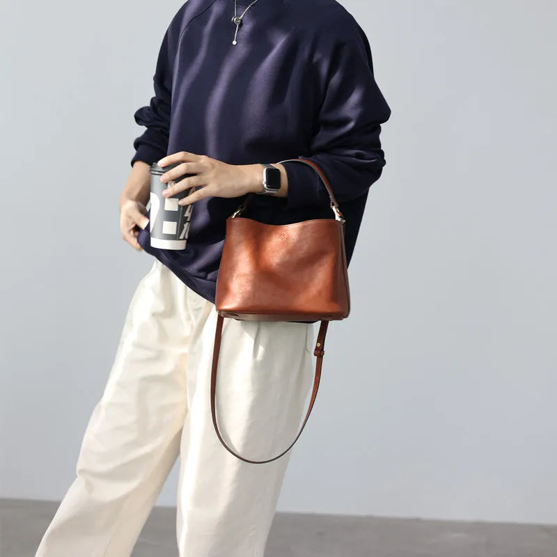 Soft Leather Crossbody Bag