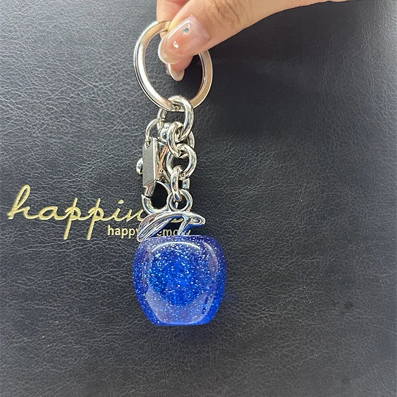 Crystal Cherry Keychain Bag Charm
