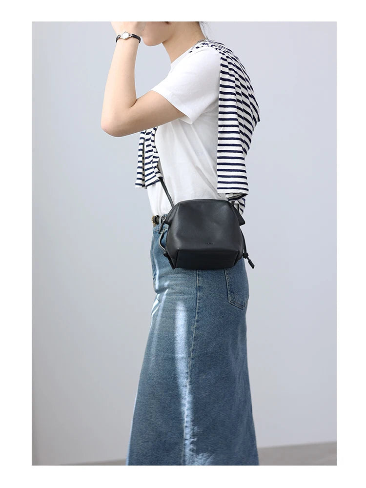 Mini Leather Crossbody Pouch