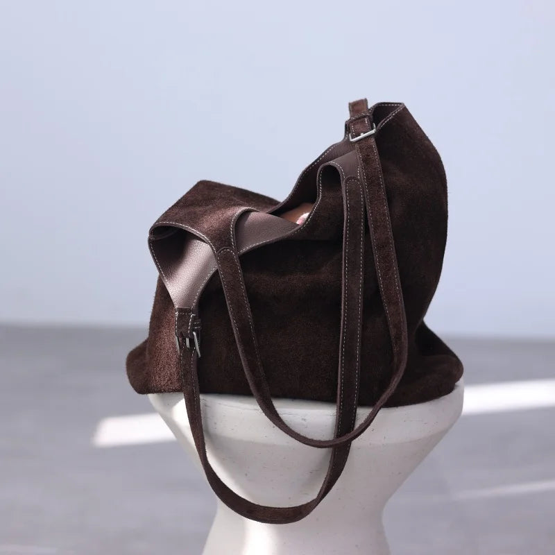 Suede Soft Shoulder Tote