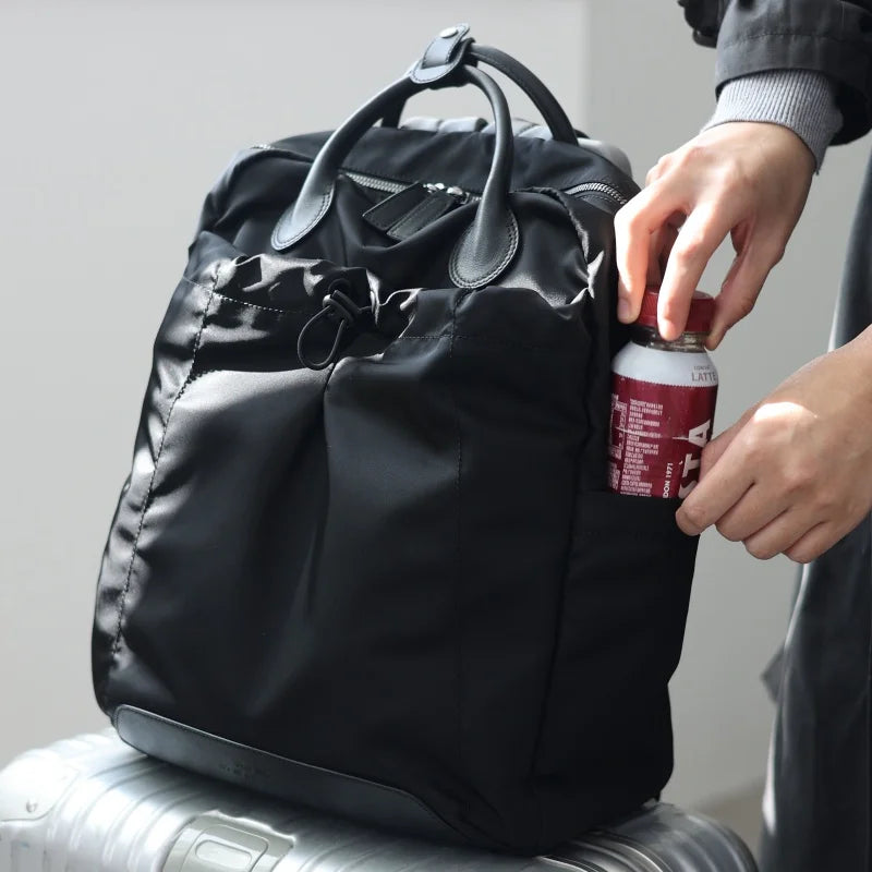 Nylon Drawstring Travel Backpack