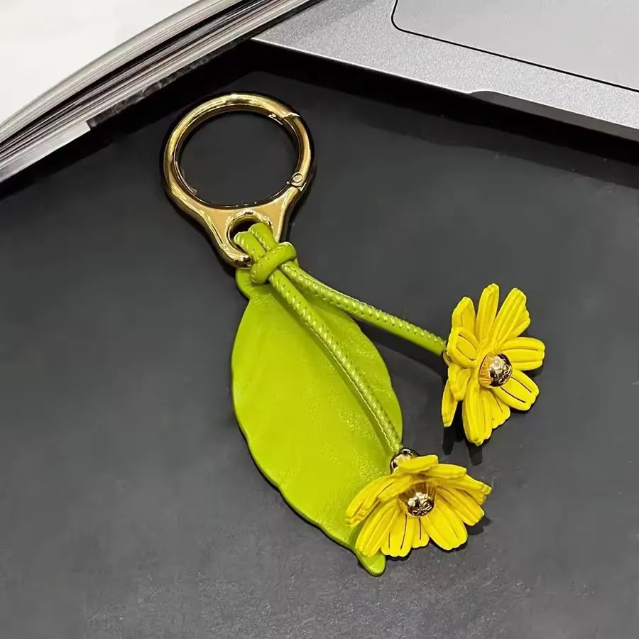 Fruit Leather Bag Charm Pendant