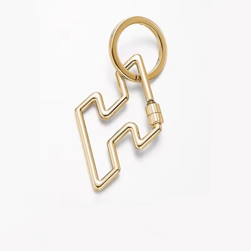 Letter Pendant Keychain Bag Charm