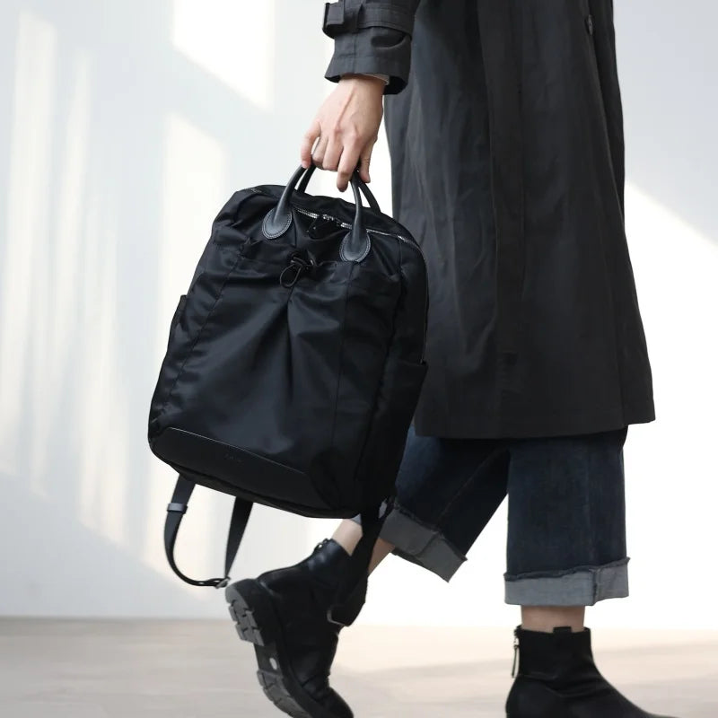 Nylon Drawstring Travel Backpack