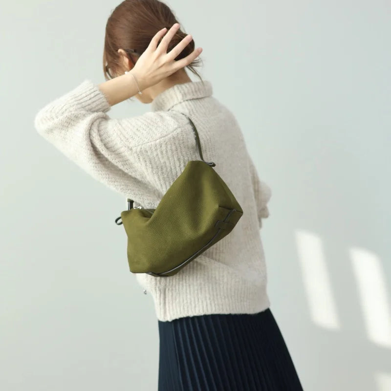Slouchy Leather Crossbody Bag