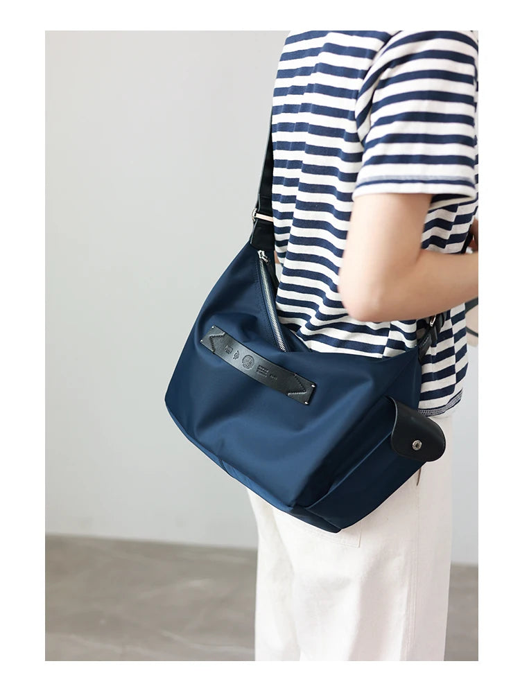 Nylon Hobo Shoulder Bag