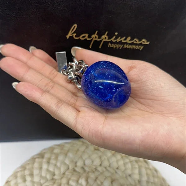 Crystal Cherry Keychain Bag Charm
