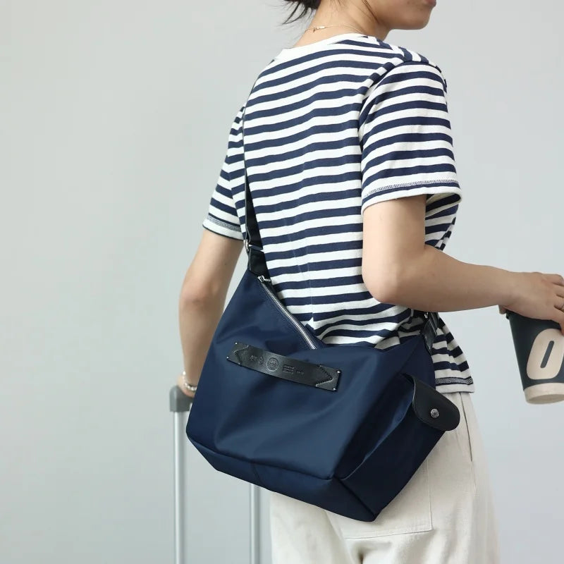 Nylon Hobo Shoulder Bag