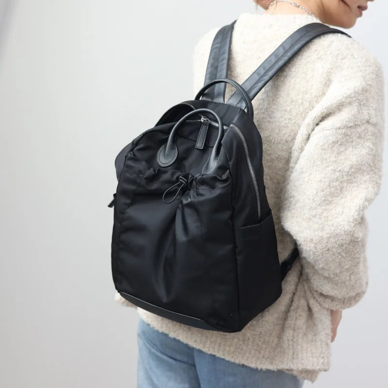 Nylon Drawstring Travel Backpack