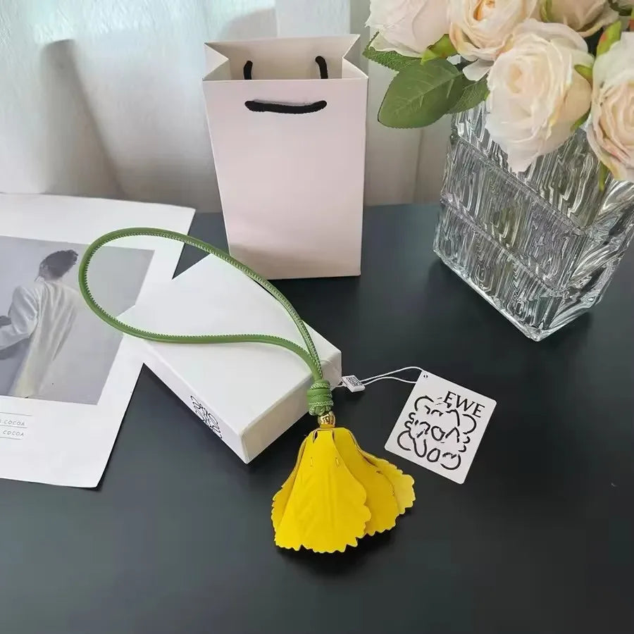 Fruit Leather Bag Charm Pendant