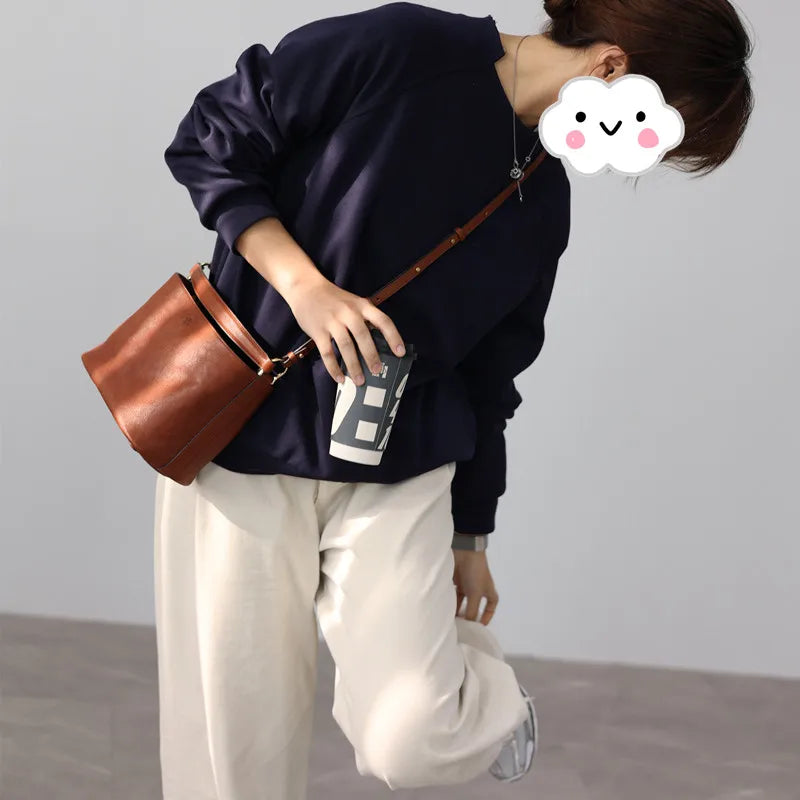Soft Leather Crossbody Bag