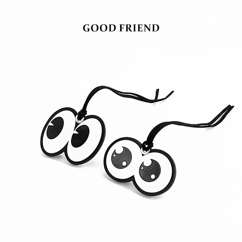 Leather Eye Motif Bag Charm