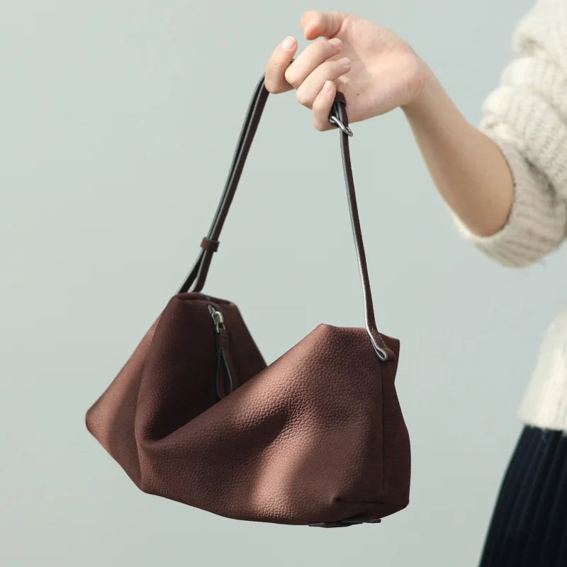 Slouchy Leather Crossbody Bag