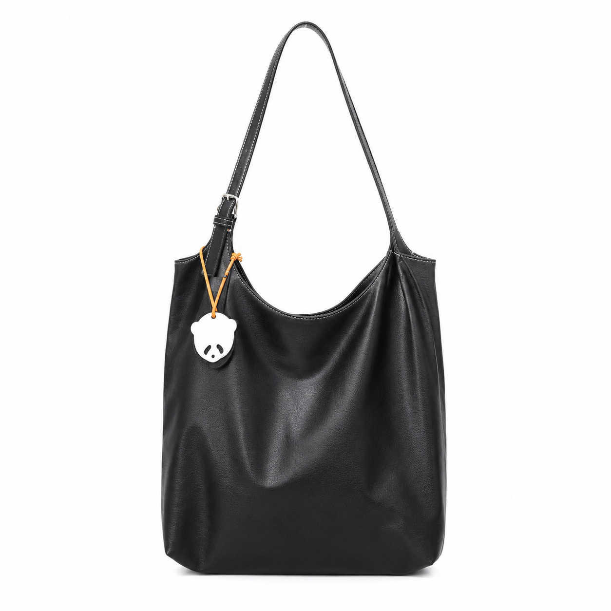 Leather Hobo Shoulder Tote