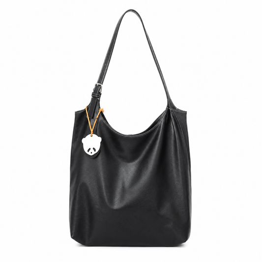 Leather Hobo Shoulder Tote